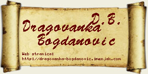 Dragovanka Bogdanović vizit kartica